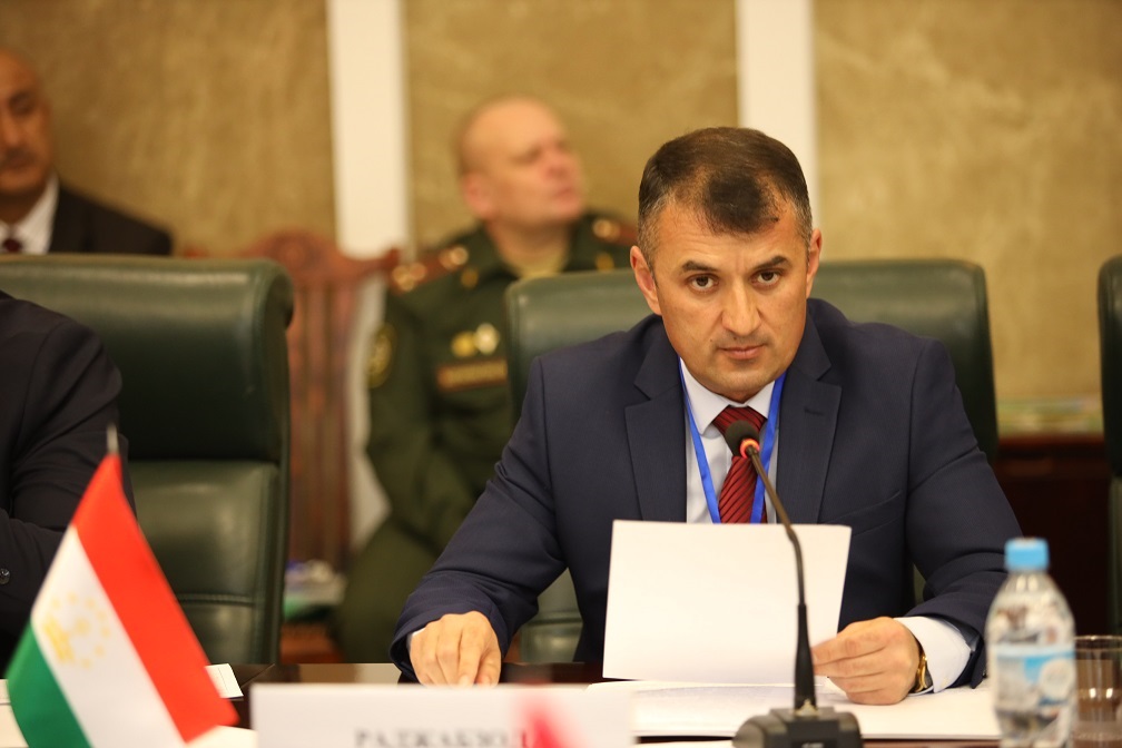 Выступление генерал-майора Раджабзоды Н.Х. об итогах ССПО «Марзбон-2023»