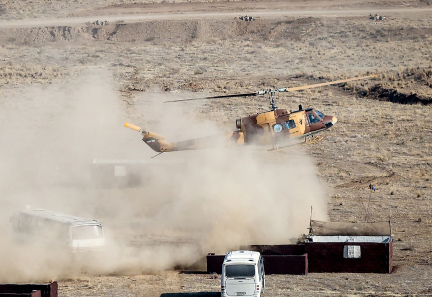 Действия подразделений силовых ведомств в ходе отработки учебных вопросов.