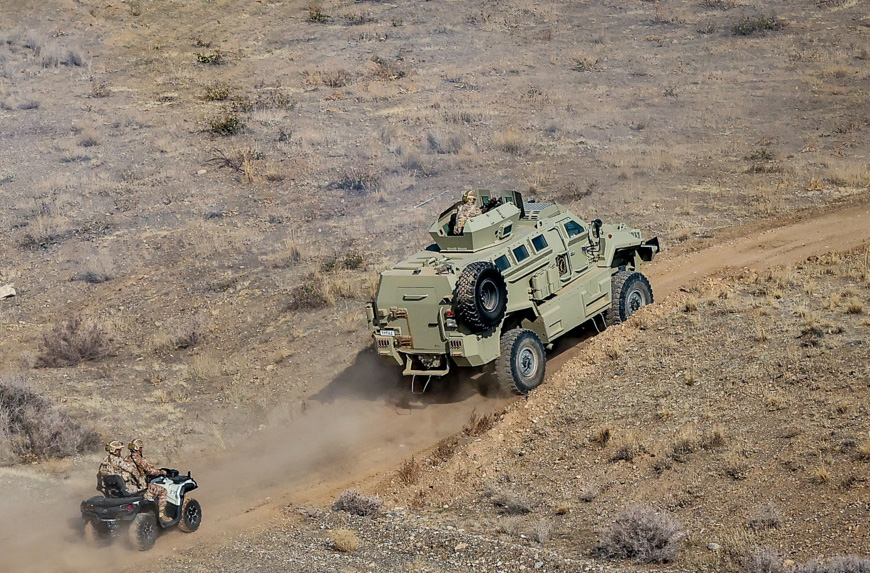 Действия подразделений силовых ведомств в ходе отработки учебных вопросов.