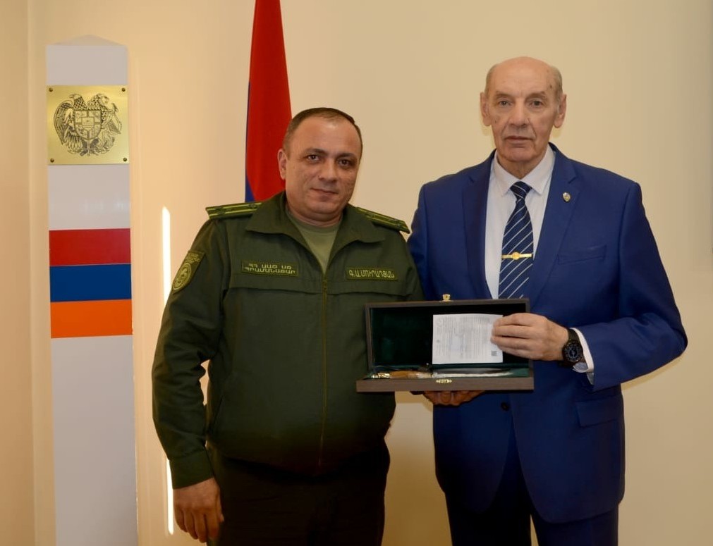 Рабочая встреча с Командующим Пограничными войсками СНБ Республики Армения полковником Мурадяном Г.А.