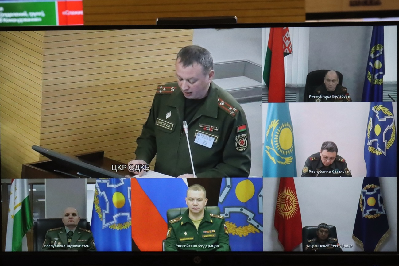 Доклады предложений должностными лицами Объединенного штаба ОДКБ в проекты решений на применение коллективных 
сил ОДКБ