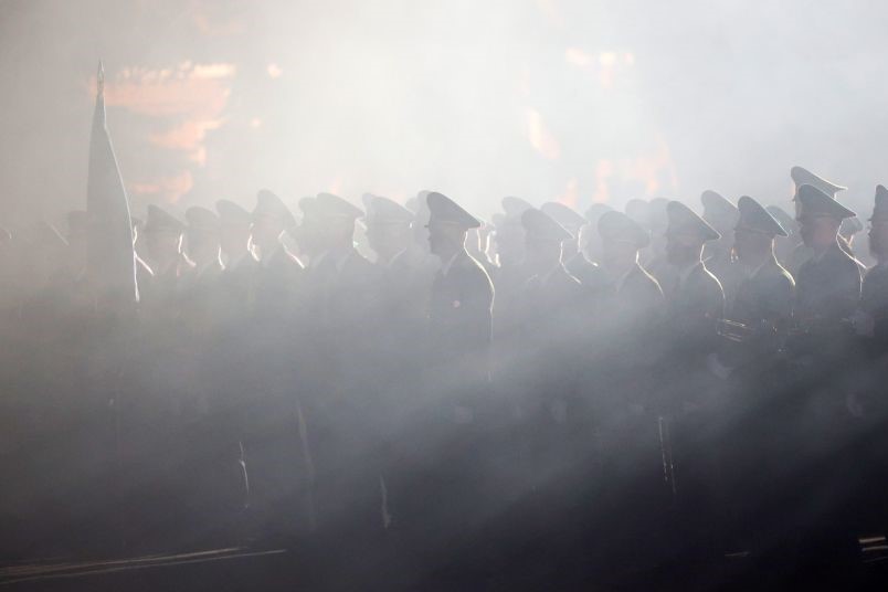 Моменты митинга реквиема в мемориальном комплексе «Брестская крепость герой»